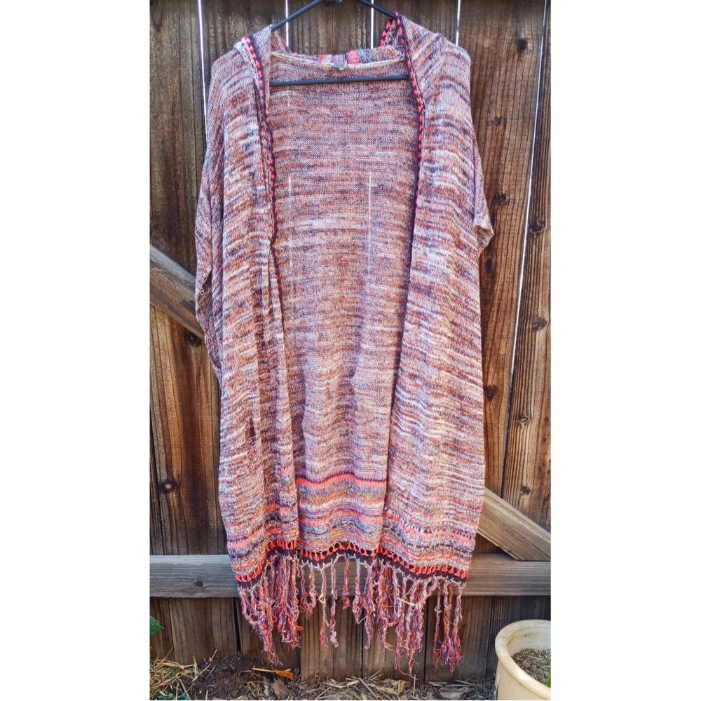 Free People Long Knit Cardigan
